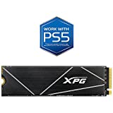 XPG 1TB GAMMIX S70 Blade - Works with Playstation 5, PCIe Gen4 M.2 2280 Internal Gaming SSD Up to 7,400 MB/s (AGAMMIXS70B-1T-CS)