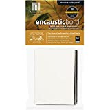 Ampersand Encausticbord Hardboard Panel for Encaustics and Mixed Media, 1/8 Inch Depth, Artist Trading Cards, Pack of 5 (ENATC)