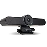 TONGVEO Wide Angle Webcam with Microphone and Speaker, Conference Room USB 1080P Web Camera for Smart TV Computer Video Call Streaming Meeting, Works for Microsoft Teams, Zoom,PC