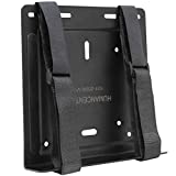HumanCentric Universal Wall and VESA Mount, Adjustable Strap Mount for Small Computers, UPS Units, Cable Boxes, Modems, and Other Electronic Devices, Mounts on The Wall or Back of a Computer Monitor