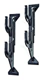 Allen Company Molded Truck Gun Rack for Rear Window - Holds Two Shotguns, Rifles, Bows, or Tools - (Adjustable 9 1/2' - 16 1/2 inches Height), Black (17450)