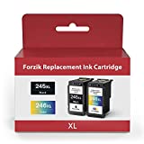 245XL 246XL Ink Cartridge for Canon PG-245XL CL-246XL, Forzik Higher Yield Compatible with Canon Pixma MX490 MX492 MG2522 TS3100 TS3122 TS3300 TS3322 TS3320 TR4500 TR4520 TR4522 MG2500 Printer