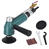 Air Grinder,4-Inch Pneumatic Air Wet Stone Polisher Grinder Water Wet Air Sander 10000 Rpm Concrete Polighing Air-Powered Stone Polisher SPG100-110°