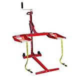 MoJack Craftsman 45099 Lift-500lb Lifting Capacity, Fits Most Residential and Zero Turn Riding Lawn, Folds Flat for Easy Storage, Use for Mower Maintenance or Repairs, Red