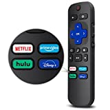 LOUTOC Universal TV Remote for All Roku TV,Replacement for TCL Roku/for Hisense Roku/for Sharp Roku TV,TV Remote with Netflix Disney+/Hulu/Prime Video