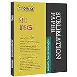 COOSKY Sublimation Paper, 8.5 x 11 inches 100 Sheets Heat Transfer Paper, Compatible with Inkjet Printer such as Epson ET-2720, etc, with Sublimation Ink for T-shirt, Mug, MDF Keychains, Bag DIY (A4)