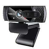 Nulaxy USB Webcam with Microphone, HD 1080p Webcam with Privacy Cover for Laptop PC Desktop, HD Light Correction, Web Camera for Video Calling, Online Classes, Skype, Zoom, FaceTime, Smart TV