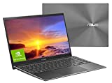 2022 ASUS Zenbook 14 Thin Business Laptop, 14' FHD IPS Display, AMD 6 Cores Ryzen 5 5500U (＞i7-10510U), NVIDIA GeForce MX450, 8GB RAM 512GB SSD,Backlit Keyboard, USB-C,Webcam, Grey + 3in1 Accessories