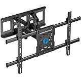 Pipishell TV Wall Mount Full Motion for Most 37-75 Inch LED LCD OLED Flat Curved Screen, Wall Bracket TV Mount with Articulating Arms Swivel Tilt Leveling Holds up to 132lbs Max VESA 600x400mm
