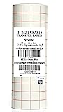 Jh-Best Crafts12' X 10' Feet Roll Transfer Paper w/Grid- Perfect Alignment of Cameo or Cricut Self Adhesive Vinyl for Decals, Signs, Walls, Windows and Other Smooth Surfaces
