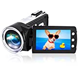 Heegomn Video Camera Camcorder FHD 1080P 30FPS 24.0MP Digital Cameras Recorder for YouTube TikTok 2.7 Inch 270 Degree Rotation Screen Vlogging Camcorders for Kids,Teens,Students,Beginners,Elders