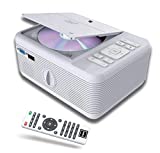RCA RPJ140 Projector With Built-in Bluetooth & DVD Player - Movie Projector - 1080P Supported For HD, Video & Screens - Portable DVD Projector For Home Theater Compatible With Phone, Laptop, PS4, Xbox