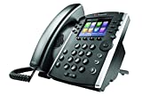 Poly - VVX 411 12-Line VOIP Business Phone (Polycom) - Desk Phone with Handset - POE - Power Supply Not Included - 3.5' Color Display