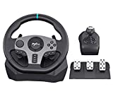 xbox steering wheel PXN V9 pc steering wheel racing wheel Dual-Motor Feedback Driving 270/900°Steering with Pedals and Joystick for PS4/PS3/xbox one/xbox seriesX/S/N-switch PC(DO NOT Support Mac /xbox 360 /PS5)