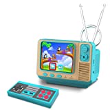 Retro Game Console for Kids 3.0' LCD Screen Built in 308 Classic Retro Video Games TV Output Support 2 Players Best Birthday Gift for Boys Girls (Turquoise)
