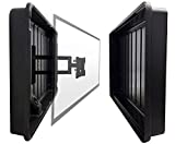 Storm Shell Outdoor TV Hard Cover Weatherproof Protection for Television - Mounts Right on The Wall - TV Wall Mounting Bracket Included … (32-44 inch), Black