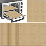 WMKGG Unbleached Air Fryer Parchment Paper, 100 PCS Perforated Square Air Fryer Liners for Cuisinart, Breville, Black and Decker Air Fryer, 10 x 12 inch
