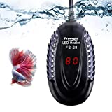 FREESEA Submersible Betta Aquatic Heater: 300 Watt Aquarium Heater with Adjustable Temperature Display for Fish Tank | Saltwater | Freshwater