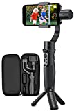 Gimbal Stabilizer for Smartphone, 3-Axis Phone Gimbal for Android and iPhone 13,12,11 PRO, Stabilizer for Video Recording with Face/Object Tracking, 600 °Auto Rotation - Hohem iSteady Mobile Plus