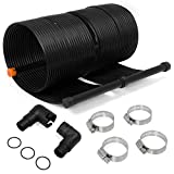 XtremepowerUS 90105 4'-inch X 10'feet Spa Heater nground/Above Ground Swimming Pool Solar Panel Heating System, Black