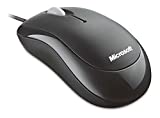 Microsoft Basic Optical Mouse for Business - Black. Comfortable, Wired, USB mouse for PC/Laptop/Desktop, with fast scroll wheel, works with Mac/Windows Computers