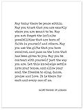 May Today There Be Peace Within - Teresa of Avila Quote Print. Fine Art Paper, Laminated, or Framed. Multiple Sizes Available