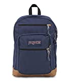 JanSport Cool Student 15-Inch Laptop Backpack-Classic School Bag, Navy, One Size