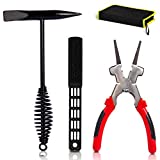 KOTTO Welding Tools, MIG Welding Pliers Multi-function 8' Anti-Rust MIG Pliers with High Carbon Steel Welding Chipping Hammer, Wire Brush and Storage Case