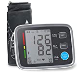 ALPHAGOMED Accurate Blood Pressure Monitor for Upper arm Adjustable BP Cuff (21 inch Cuff Long)for Home Use Automatic Upper Arm Digital Machine 180 Sets Memory Includes Batteries and Carrying Case