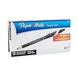 Paper Mate 85580 Flexgrip Elite Retractable Ballpoint Pens, Medium Point, Black, 12-Count