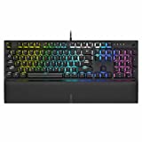 Corsair K60 RGB Pro SE Mechanical Gaming Keyboard - CHERRY Mechanical Keyswitches - Durable AluminumFrame - Customizable Per-Key RGB Backlighting - PBT Double-Shot Keycaps - Detachable Palm Rest,Black
