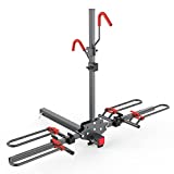 MARVOWARE Hitch Mounted Foldable 2-Bike Rack Platform Style Bicycles Carrier for Cars, Trucks, SUV with 2' Hitch (style1)