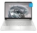 2022 Newest HP Touch-Screen Laptops for College Student & Business, 15.6 inch HD Computer, Intel 11th Core i5-1135G7, 32GB RAM, 1TB SSD, Fast Charge, HDMI, Webcam, Wi-Fi, Windows 11, LIONEYE MP
