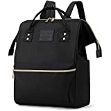 Tzowla Laptop Backpack Purse for Women,Mini Small Backpack Fits 13.3Inch bags for women Teacher Nurse,Stylish Shopping Light Weight For College School Girls Student-Black