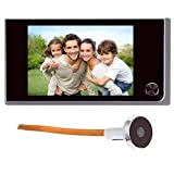 3.5 inch Digital Doorbell LCD 120 Degree Eye Electronic Peephole Doorbell Color IR Camera Door Viewer Powered by 4Pcsx AAA Batteries(not Included)