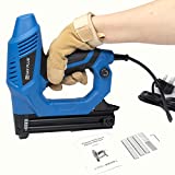 Electric Nail Gun, 100 Nails High Strength Electric Nailer 20pcs/min Hand Operated Nailing Tool, Ergonomic, Lightweight & No Need of Air Pump for Roofing, Making Furniture, Flooring, Woodworking