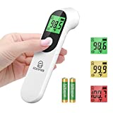 Comfier Touchless Forehead Thermometer for Adults and Kids, Infrared Digital Thermometer for Home with Fast and Accurate Reading, Baby Thermometer with 3 in 1 Large LCD Display & Voice Broadcast