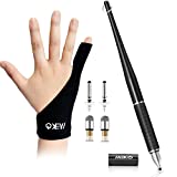 Stylus Pens for Touch Screens, MEKO 2 in 1 Disc Stylus for iPad, Tablets, Laptop with Palm Rejection Artist Glove