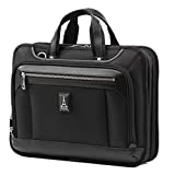 Travelpro Platinum Elite Slim Business Laptop Briefcase, Fits up to 15.6 Inch Laptop, Work School Travel, Men and Women, Shadow Black