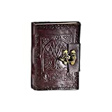 Leather Celtic Tree of Life Book of Shadows Blank Spell Book Wicca Leather Journal Pocket Style Diary for Men and Women