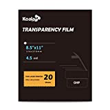 Koala OHP Film Overhead Projector Film 8.5x11 Inches Dual-side Printing Film for Laser Printer