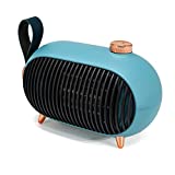METKIIO Space Heater – Portable Mini Heater for Home and Office – Energy-Efficient Small Space Heater with Overheating Protection – Retro Heater for Bedroom, Camping Tent, RV Trailer,Green