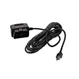 REARMASTER Universal OBD Power Cable for Dash Camera,24 Hours Surveillance / Acc Mode with Switch Button(USB-C Port)