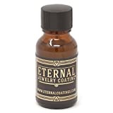 Eternal Jewelry Coating, Clear Protective Polish-on Sealant to Protect and Shield Metal and Stone Jewelry from Tarnish, Wear and Prevent Allergies .5oz (Single)
