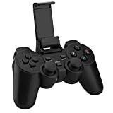 Wireless Gaming Controller USB Bluetooth Gamepad Joystick Game Controller with 2.4G Receiver Compatible for Phone/PC/Laptop Computer(Windows XP/7/8/10)/Android Smart TV/TV Box