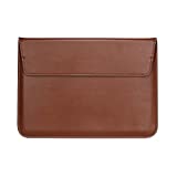 PU Leather Breifcase Stand Carrying Sleeve for Microsoft Surface Pro 6 12.3 / Samsung Galaxy Book2 12 / Google Pixel Slate 12.3 / HP Elite x2 13 / Apple iPad Pro 12.9 III (2018) (Brown)