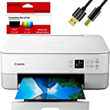 Canon Wireless Pixma Inkjet All in One Printer with Scanner - High Resolution Fast Speed Printing Compact Size Up to 4800x1200 DPI Color Resolution, Bonus Set of NeeGo Ink and 6 Ft NeeGo Printer Cable