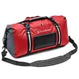 Aqua Quest White Water Duffel - 100% Waterproof, Heavy Duty, Versatile, Comfortable - Durable Protective Dry Bag for Travel, Sport, Motorcycle, Boat, Fishing - 100 L, Red