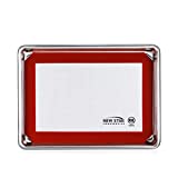 New Star Foodservice 38422 Commercial-Grade 18-Gauge Aluminum Sheet Pan/Bun Pan & Silicone Baking Mat Set, 9' L x 13' W x 1' H (Quarter Size)