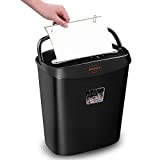 Paper Shredder,VidaTeco 8-Sheet Cross-Cut Shredder with US Patented Cutter,Also Shreds Card/Staple/Clip,Paper Shredder for Home Office,Durable&Fast with Jam Proof System,3.9-Gallon Basket (ETL)